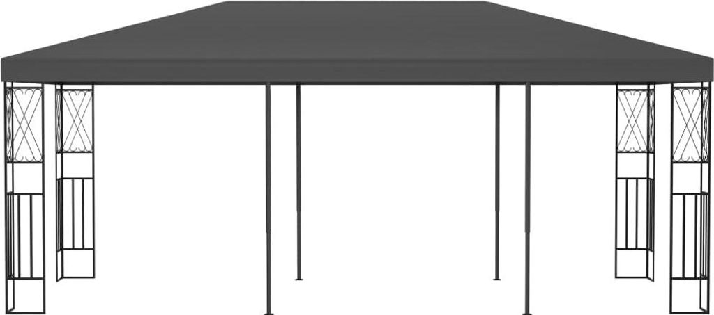vidaXL Pavillon 3x6 m Anthrazit Stoff