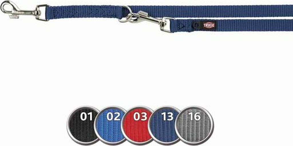Verstellbare Hundeleine Trixie XS Schwarz XS/S 3 m