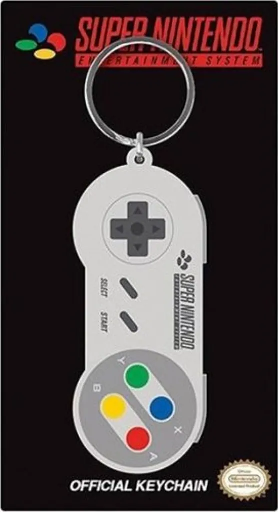 Offerta Portachiavi Nintendo SNES - Gomma Resistente - Licenza Ufficiale