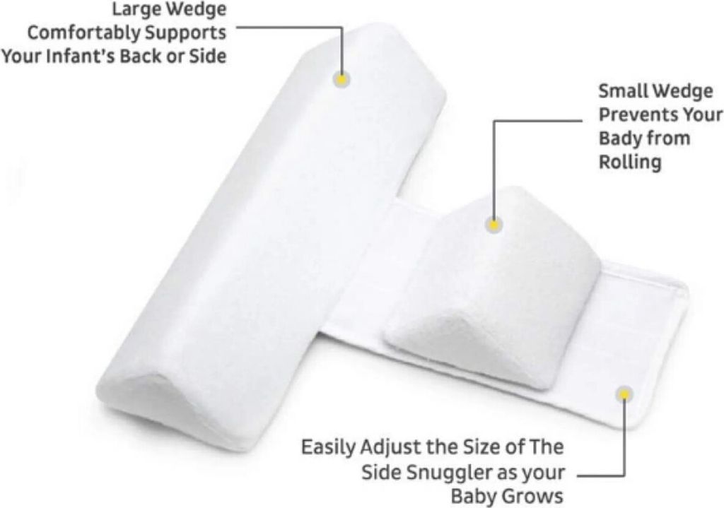 Baby Seitenlagerungskissen U-Form - Verstellbare Kopfstütze Gegen Plattkopf 0-12 Monate
