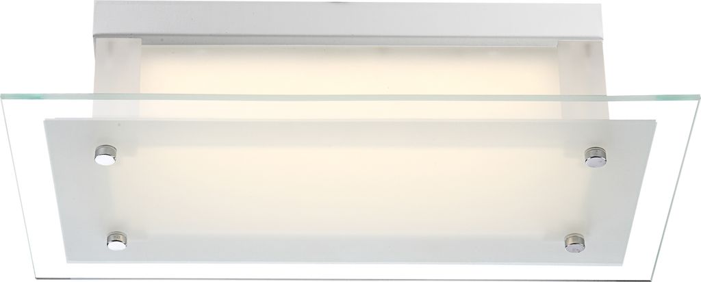 Globo Deckenleuchte Dl Metall Weiß, Chrom, 1Xled 49323