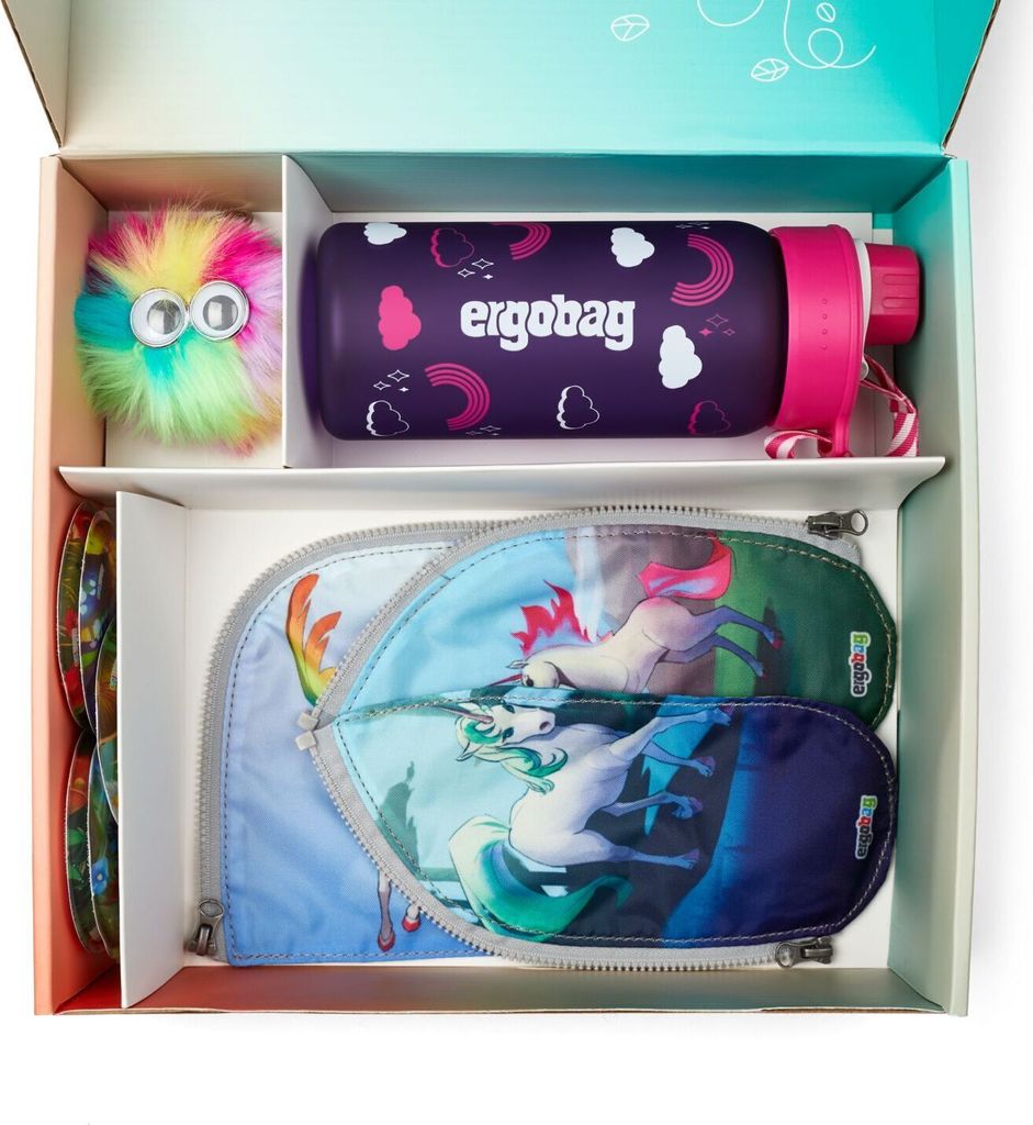 ERGOBAG Zip Set Zippies LED Unicorno Multicolore