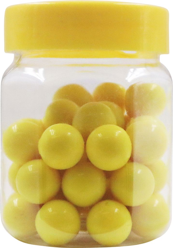 EDUPLAY 370165 40 gelbe Perlen zu Perlenbild-Baukasten, gelb