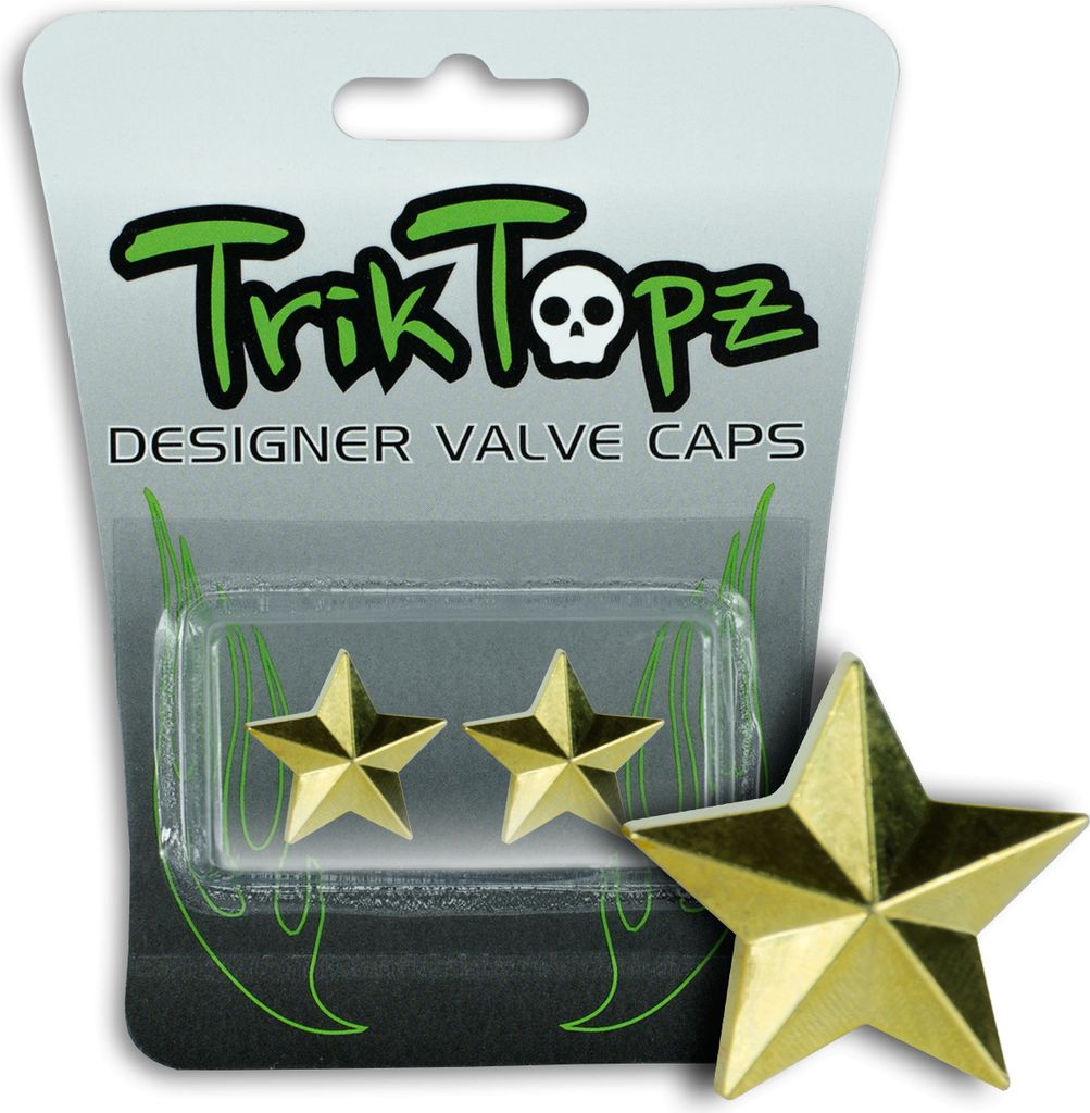 Ventilkappen Star gold