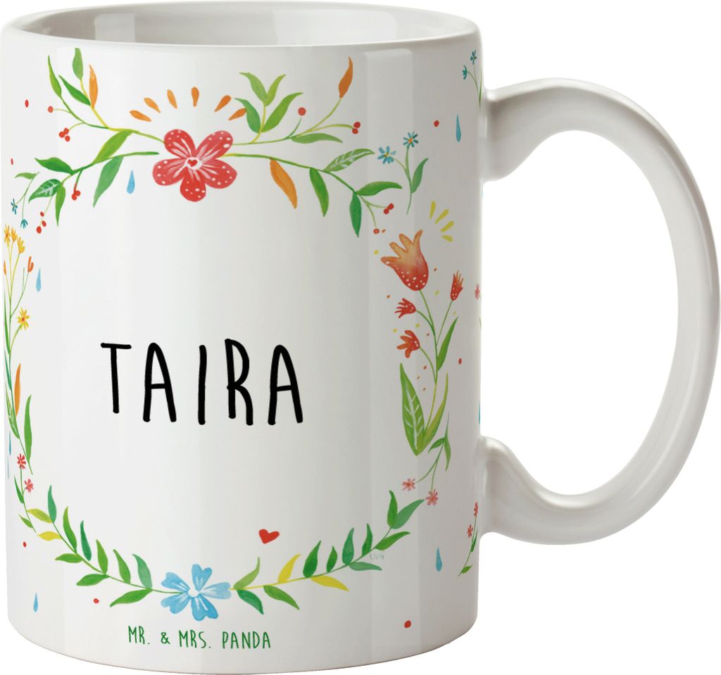 Mr. & Mrs. Panda Tasse Taira - Geschenk, Kaffeetasse, Kaffeepott, Pott, Teetasse, Kaffeebecher