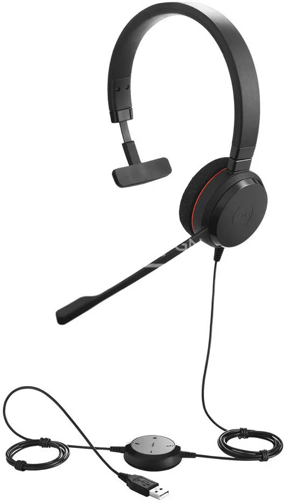 Jabra Evolve 20 UC Mono Casque Filaire avec Micro Anti-Bruit USB