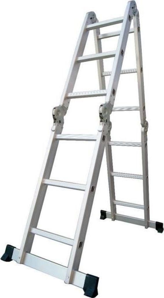 Mehrzweckleiter Fieldmann FZZ 4107, 3,6 m Länge, 150 kg Tragkraft, 11 kg Gewicht