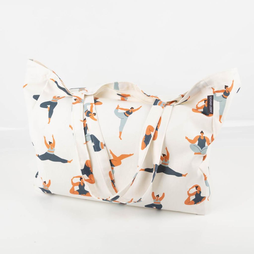 Shopper Tasche Baumwolle Body Positivity Yoga – SCHÖNER LEBEN.