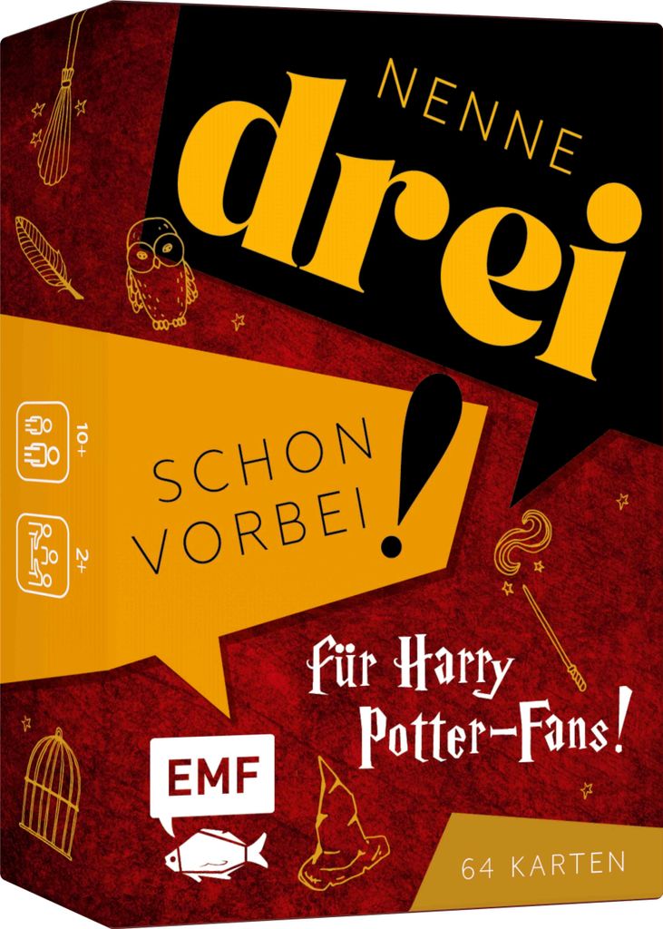 EMF Verlag Kartenspiel: Nenne drei – schon vorbei! ... für Harry Potter-Fans!