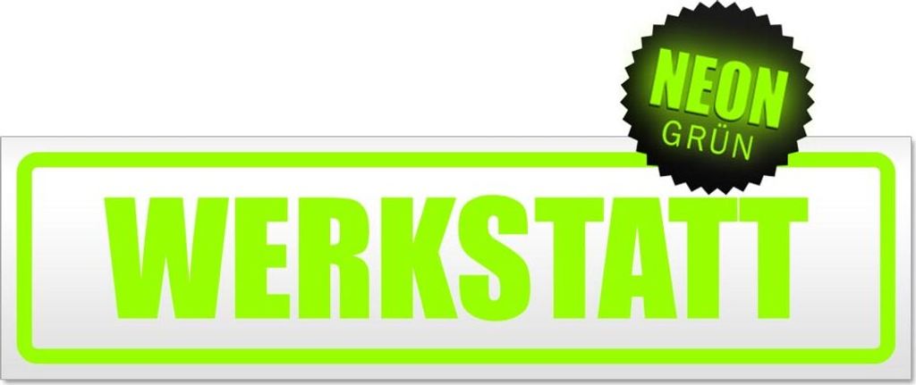 WERKSTATT Magnetschild Schild magnetisch