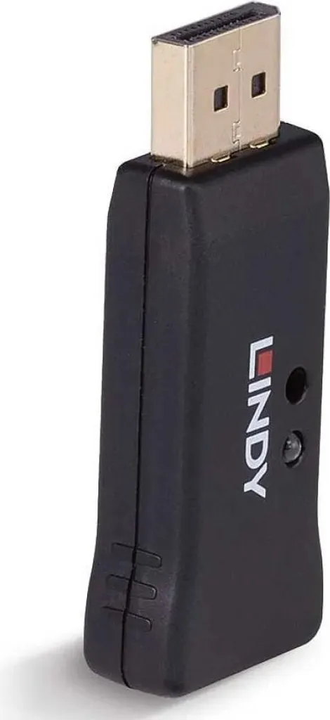 Lindy DisplayPort 1.4 EDID Emulator 32116 Adaptateur Noir Haute Résolution