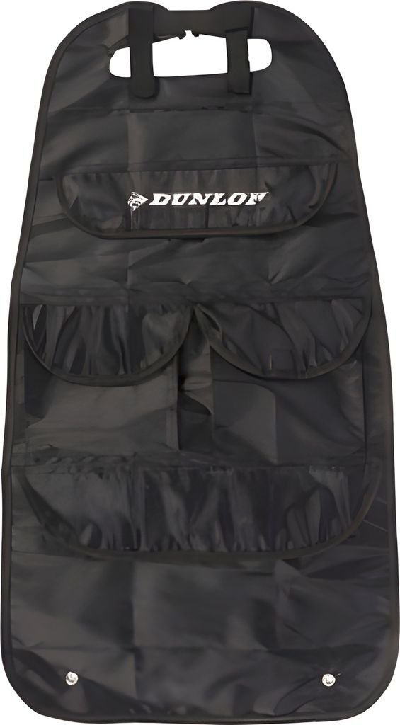 RÜCKLEHNENTASCHE 41x69cm für Auto Schwarz DUNLOP Produktbild 