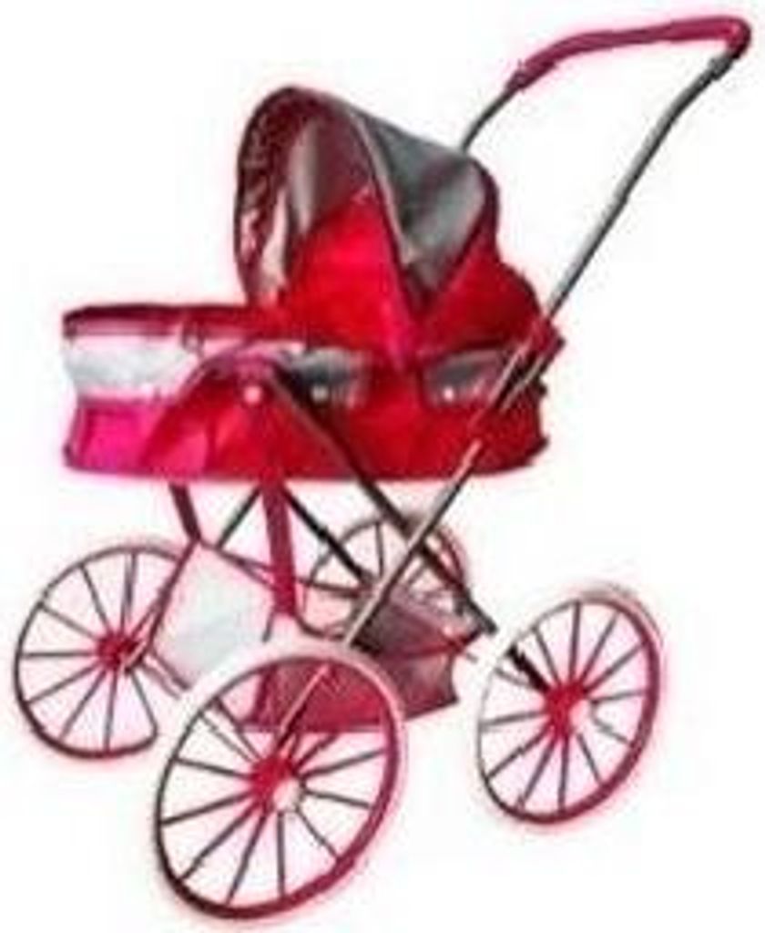 Kinderwagen Gondel große Räder rosa 011763 82984