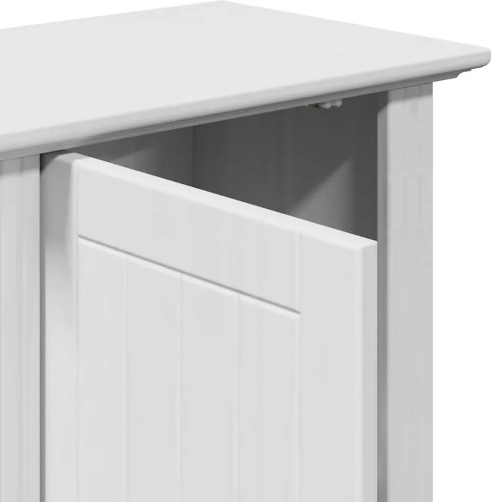Solution rangement salle de bain étroite - Armoire murale BODO blanche