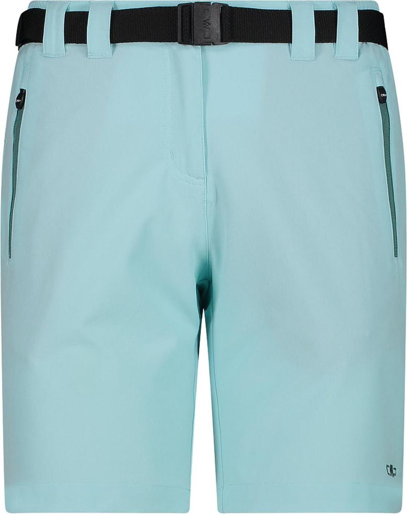 CMP Damen Trekking Bermuda Shorts mit Gürtel und Dry Function blau 36