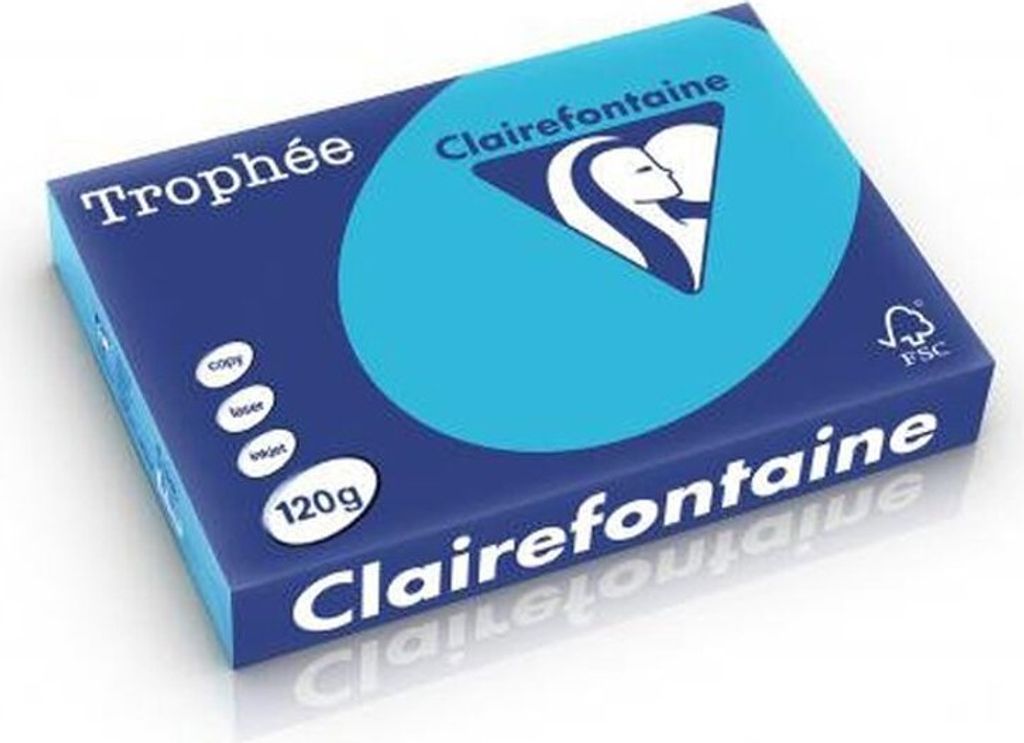 Clairefontaine Trophée A4, A4 (210×297 mm), Kopieren, Blau, Produktbild 