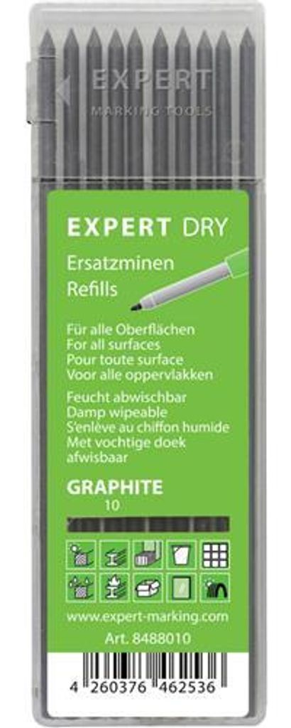 Expert Marking Tools Expert Trockennachfüllset Graphit (10x)