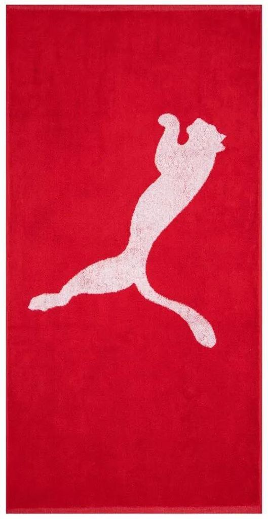 Puma Handtuch L 70x140cm Rot Schwarz Produktbild 