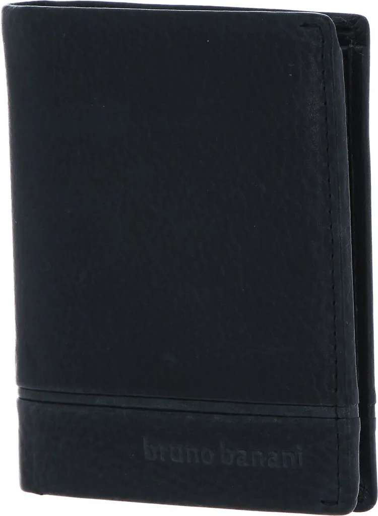 Bruno Banani Frankfurt Small Wallet noir : Votre porte-monnaie en cuir