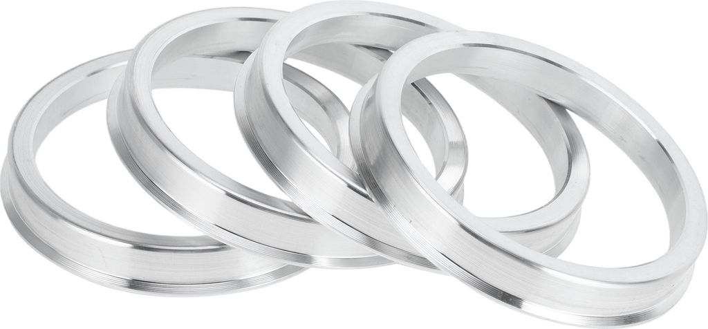 Hubzentrische Ringe, 57,1 mm ID auf 66,6 mm OD Fahrzeugradnabenringe aus Aluminiumlegierung, 4 Stück