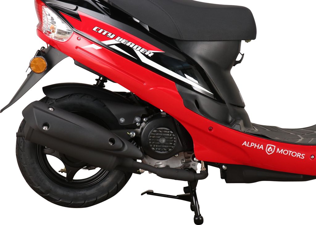 Mofaroller CityLeader 50 ccm 25 kmh EURO 5 rot Produktbild 10