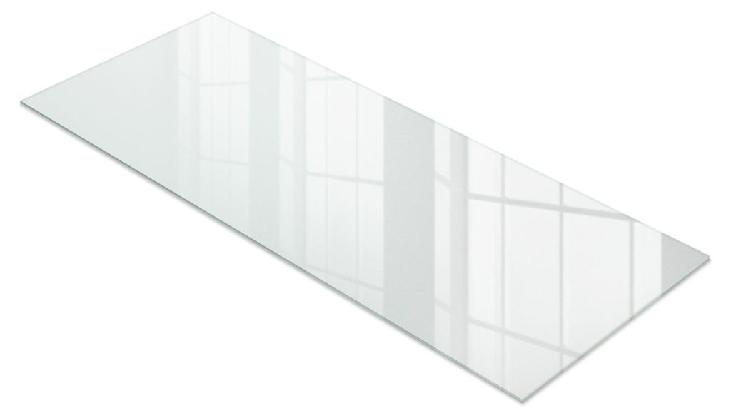 Tischplatte Aus Milchglas – 125x50 cm – Glasplatte Für Tisch – Anti‐Rutsch – Hochwertig Glas