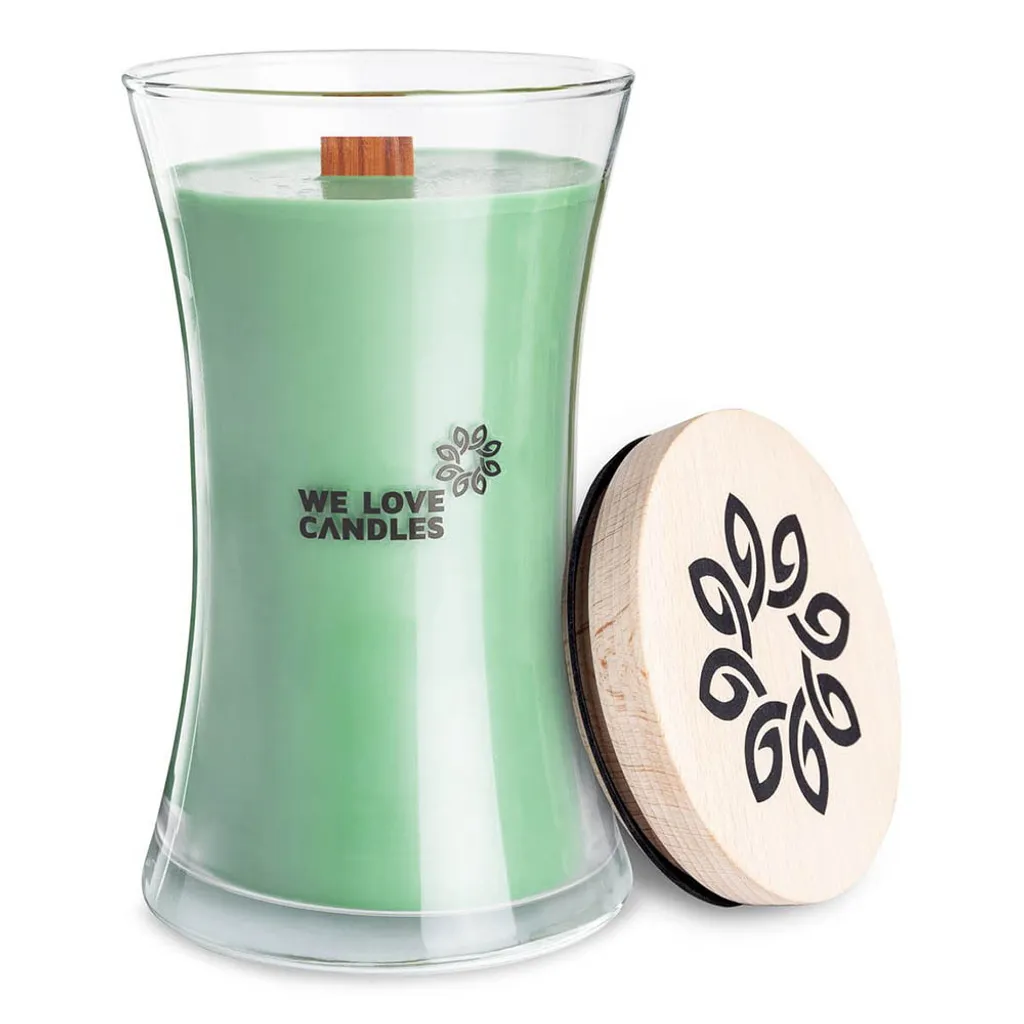 Bougie Fresh Grass 700g Basic : longue durée et parfum végétal L