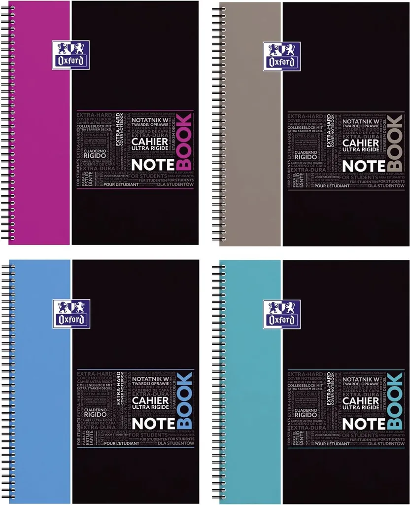 Cahier de Cours Oxford Studium A4+ pour Prise de Notes Universitaire