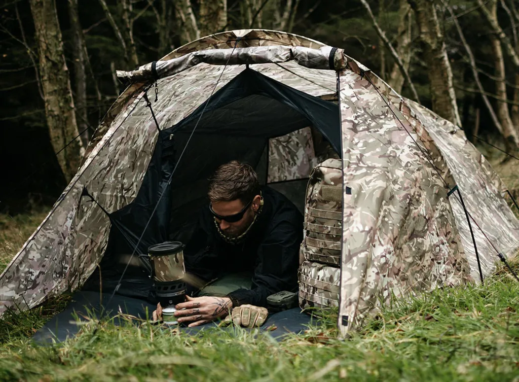 Tente 2 places camouflage Blackthorn 2 Highlander résistante au vent - 20