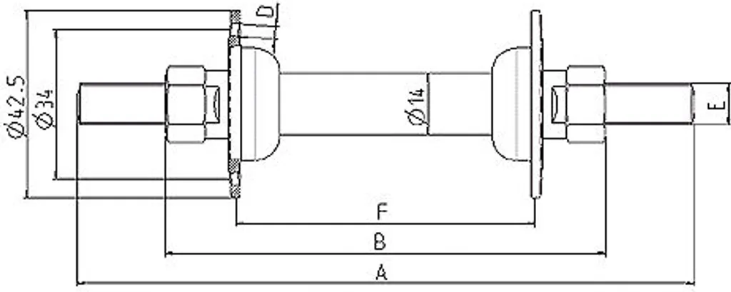 Mozzo Bici Vintage Marwi 412 Cromato 36 Fori - Restauro Classico