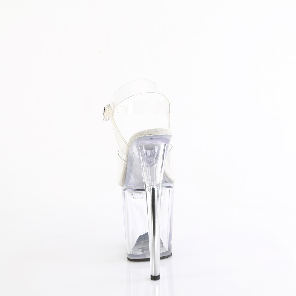 TREASURE-808FLA Damen Sandale von Pleaser, Transparent EU Produktbild 4