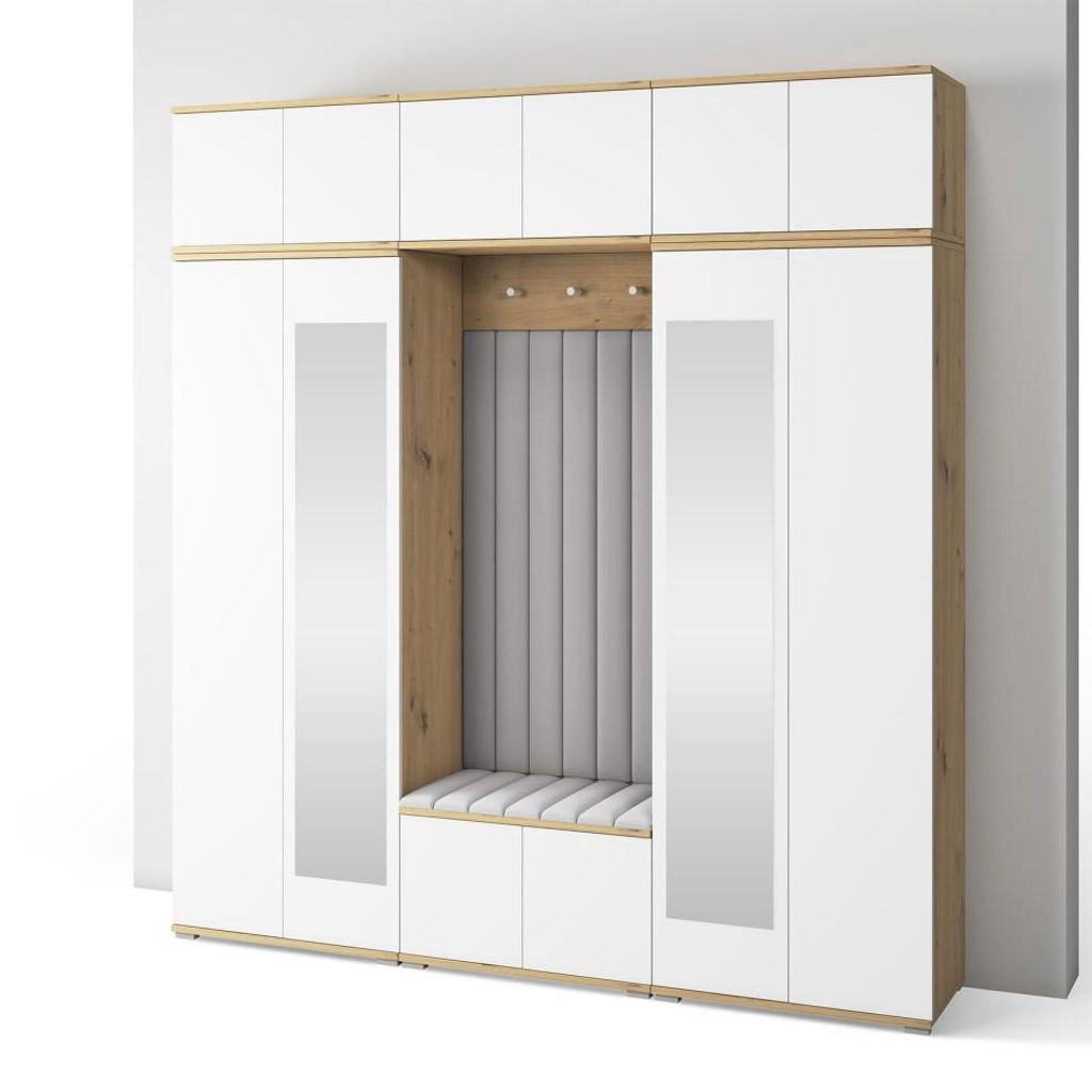 Garderoben-Set Aura Version 10: Kleiderschrank mit Produktbild 