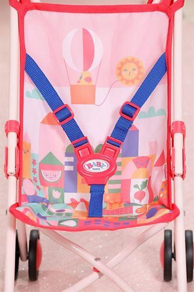 BABY born Stroller with Bag Pink, Puppenwagen, 3 Jahr(e) Produktbild 