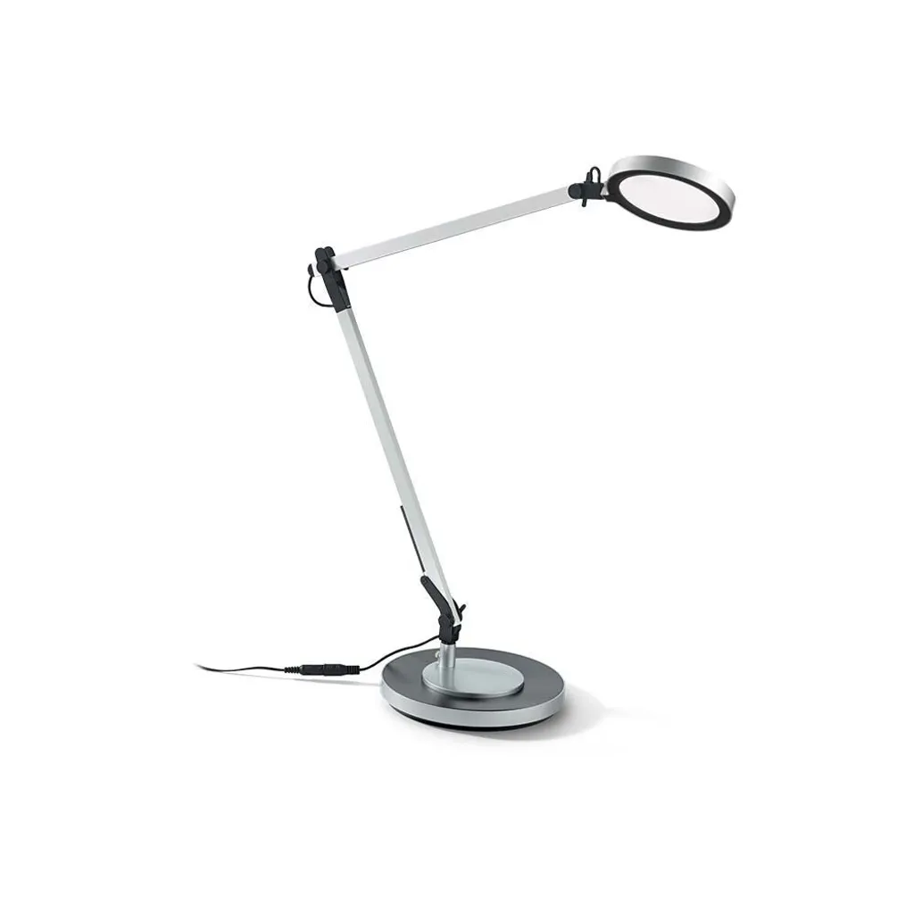 Lampe de Bureau LED Futura Ideal Lux en Aluminium avec Bras Articulé