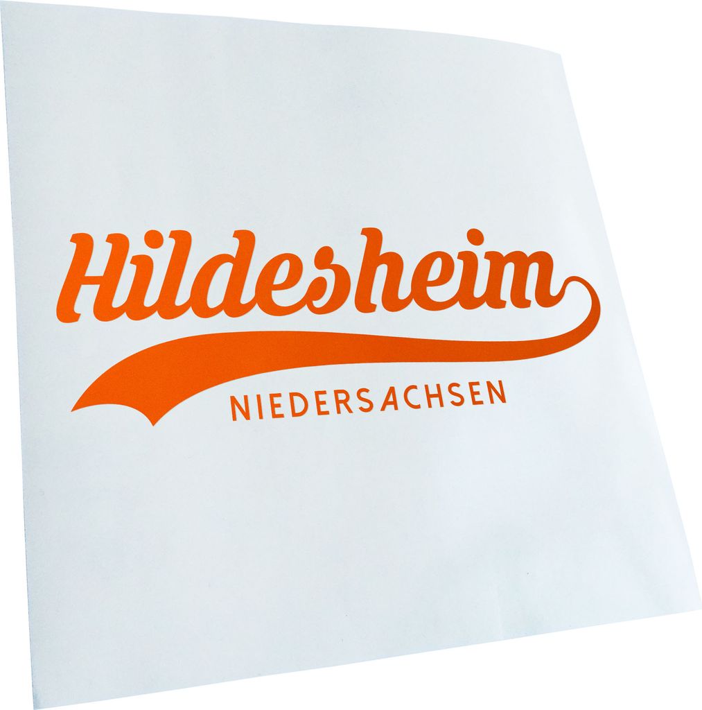 Kiwistar - Autoaufkleber - Hildesheim Niedersachsen - Rot - 20x7cm - Aufkleber für Auto, Laptop, Fahrrad, LKW, Motorrad mehrfarbig JDM Decal Racing