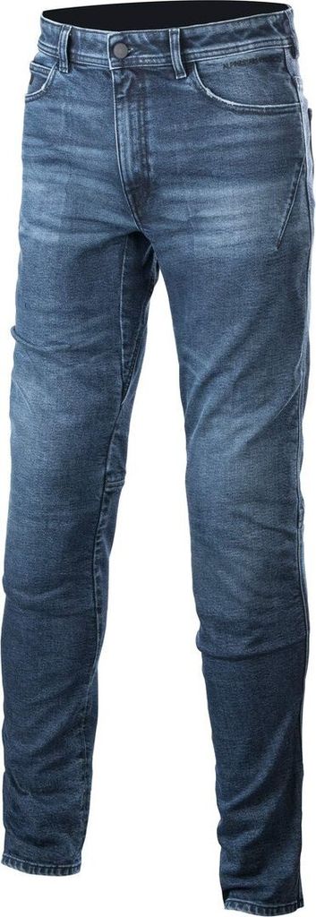Alpinestars Argon Slim Fit Denim Motorrad Textilhose, blau, 40