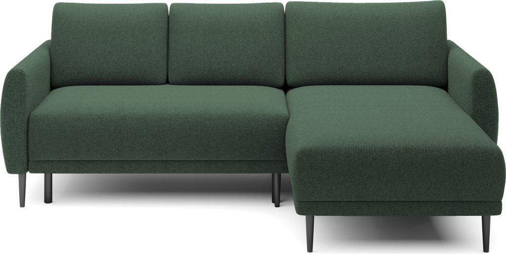 DomoHome ECKSOFA BONO Stilvolles Sofa mit Schlaffunktion, Modernes Design, Robuste Holzfüße, Elegante Armlehnen, Tiefe Sitzfläche 226x164x88cm, ...