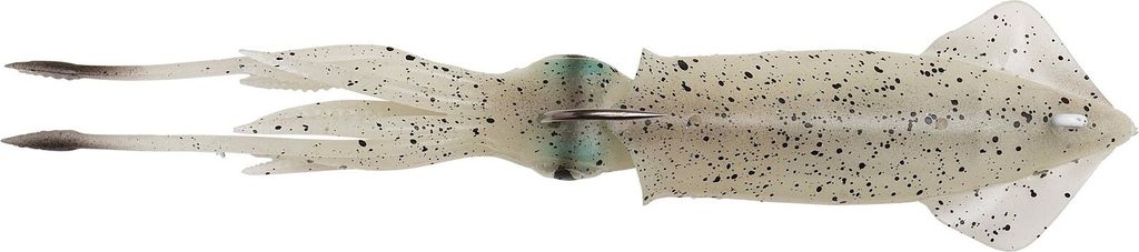 Savage Gear TPE Swim Squid - Tintenfisch Imitation Meeresköder, Farbe:Green Eye, Länge / Gewicht / Packungsinhalt:12.5cm / 25g / 2 Stück