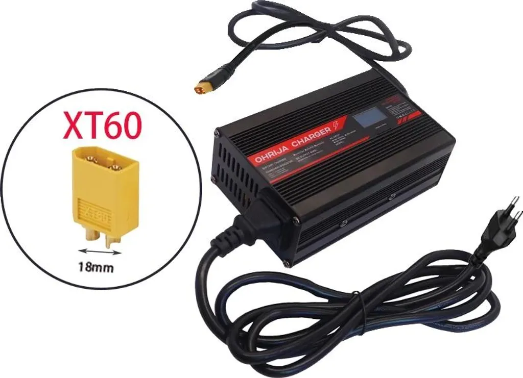 Chargeur XT60 Mâle EU-220V Intelligent pour Modélisme et Drones