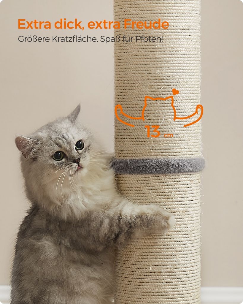 Feandrea Kratzbaum, Kratzstamm für mittelgroße und große Produktbild 3