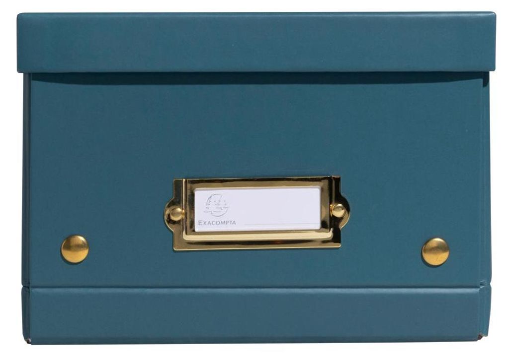 EXACOMPTA Ablagebox Neo Deco DIN A5+ blaugrün Produktbild 