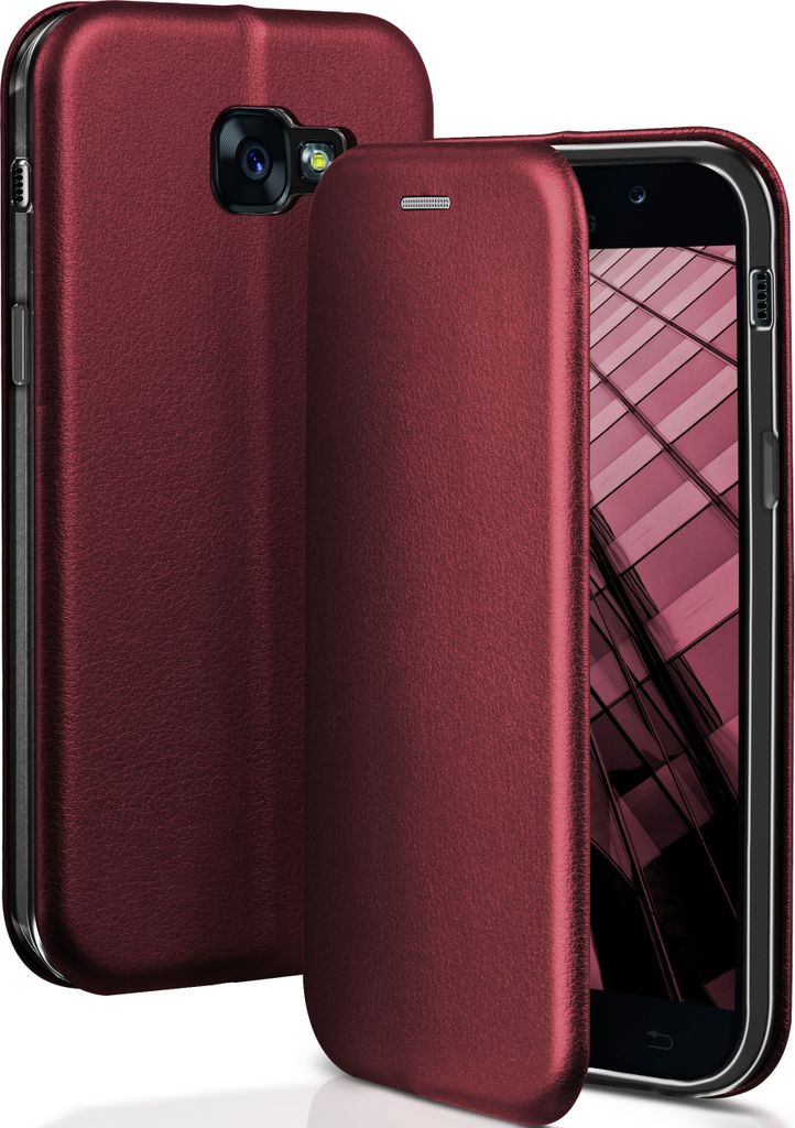 BUSINESS-Case für Samsung Galaxy A5 (2017), Farbe:Burgund - Red