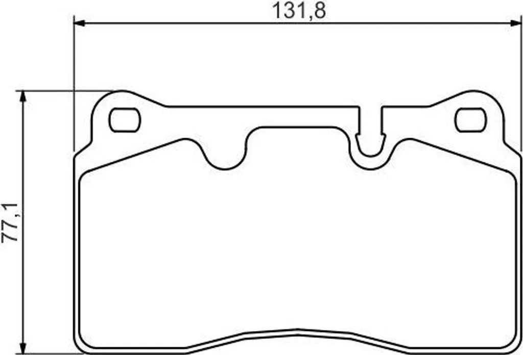 Plaquettes de frein BOSCH 0986494351 pour Range Rover OE SFP500240