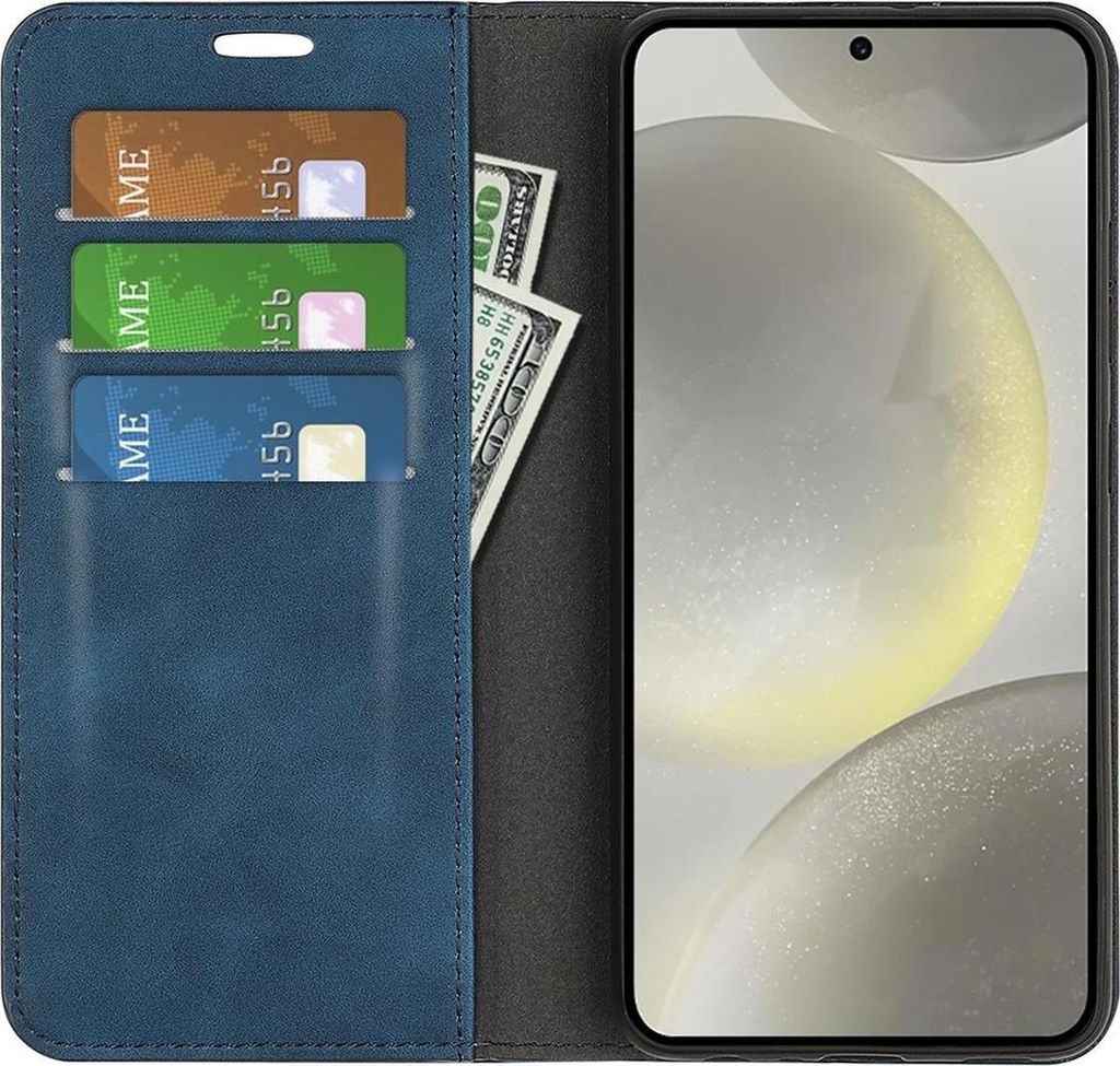 Hülle für Samsung Galaxy S24 FE Handyhülle Flip Case Cover Schutz Tasche