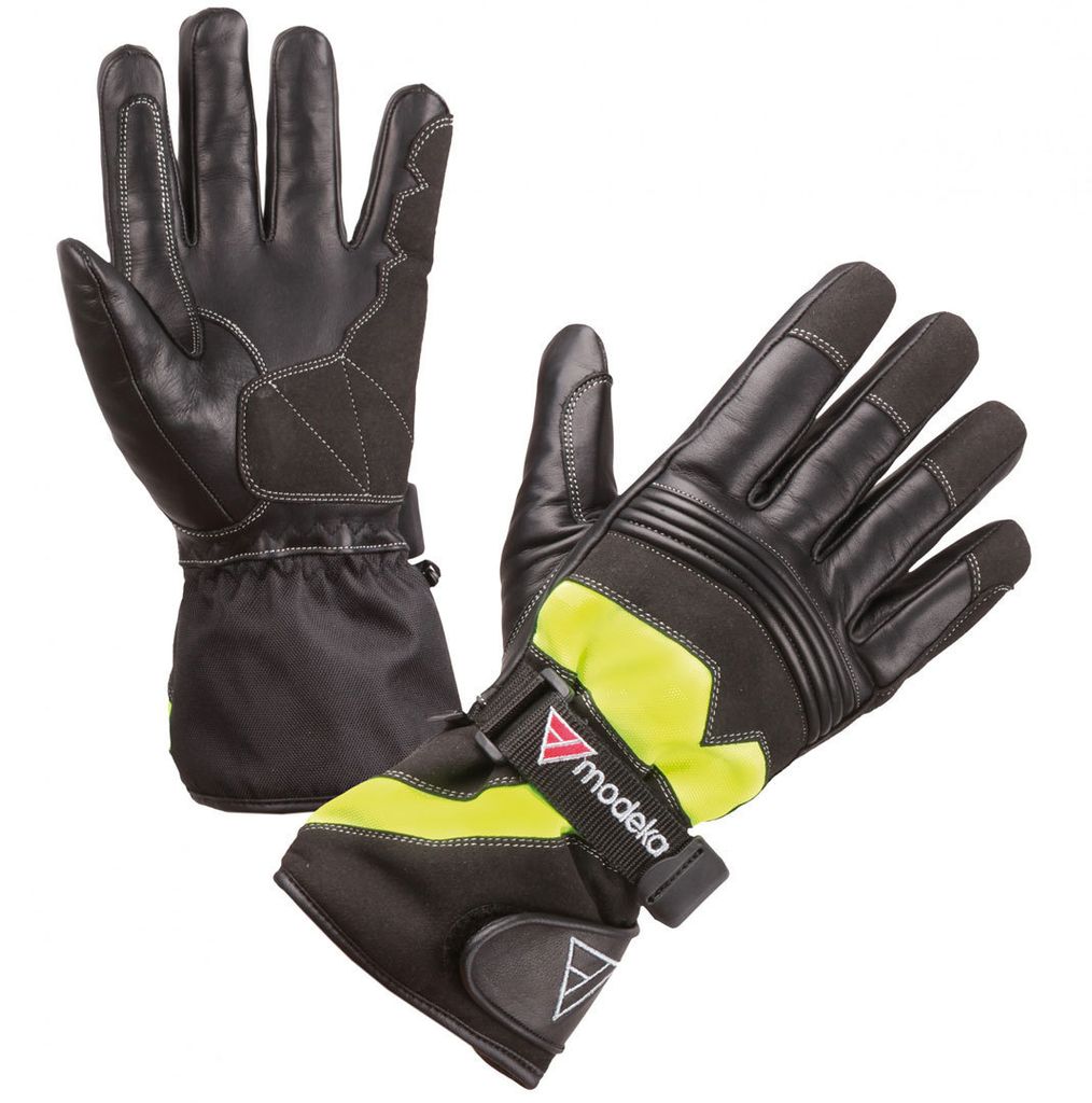 Modeka Freeze Evo Handschuhe (Black/Neon,10)