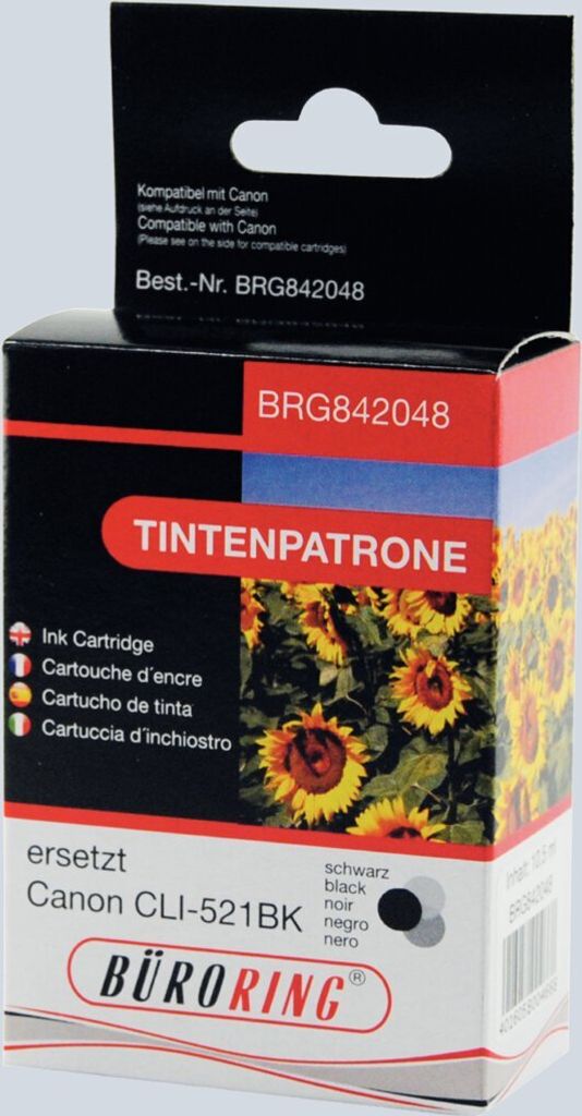 Tintenpatrone schwarz für Canon Pixma IP 3600,IP 4600,Pixma MP 540