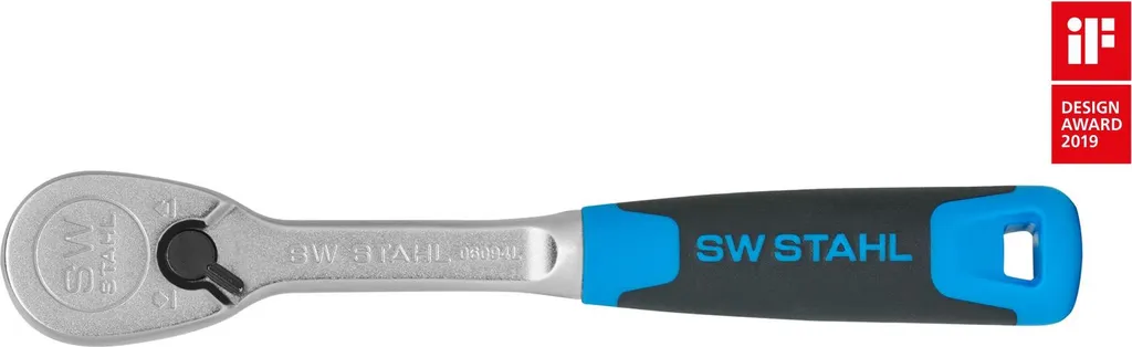 Cliquet réversible 1/4 pouce SW-Stahl 06094L High Torque 135 Nm 90 dents