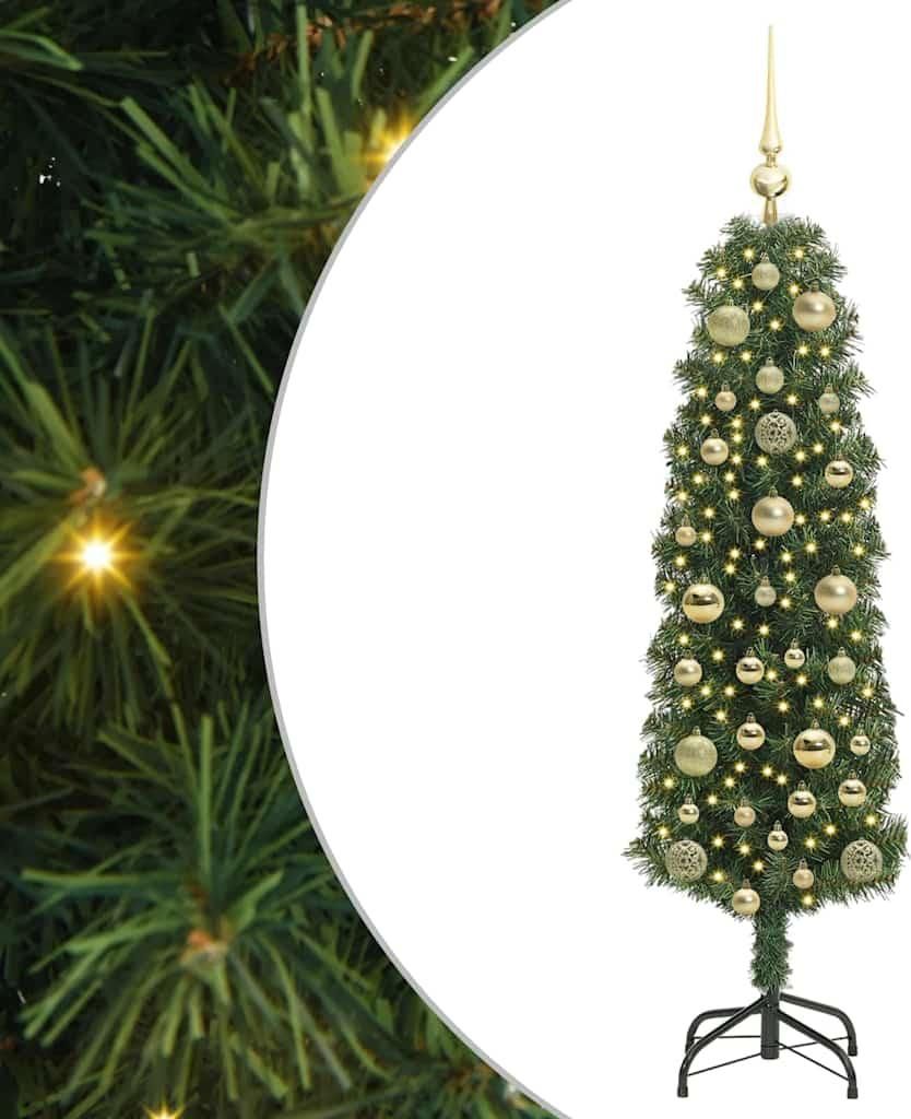 Cloris DesignMöbel Künstlicher Weihnachtsbaum mit 150 LEDs mit Ständer Grün 150cm - Künstliche Weihnachtsbäume DE696889