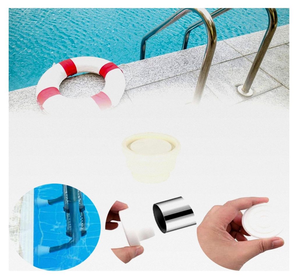 Gummipuffer für Poolleiter, 2 Stück Set für Schwimmbadleiter