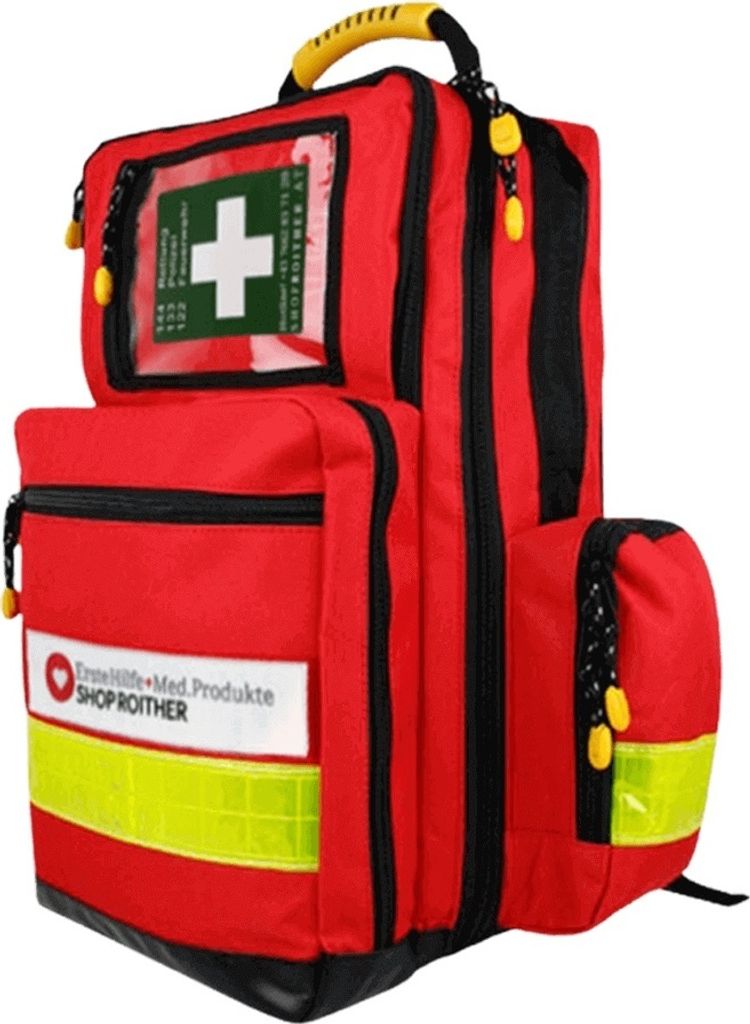 Großer Notfallrucksack Leer, Wasserabweisend, 23L, 36x47x26 Produktbild 